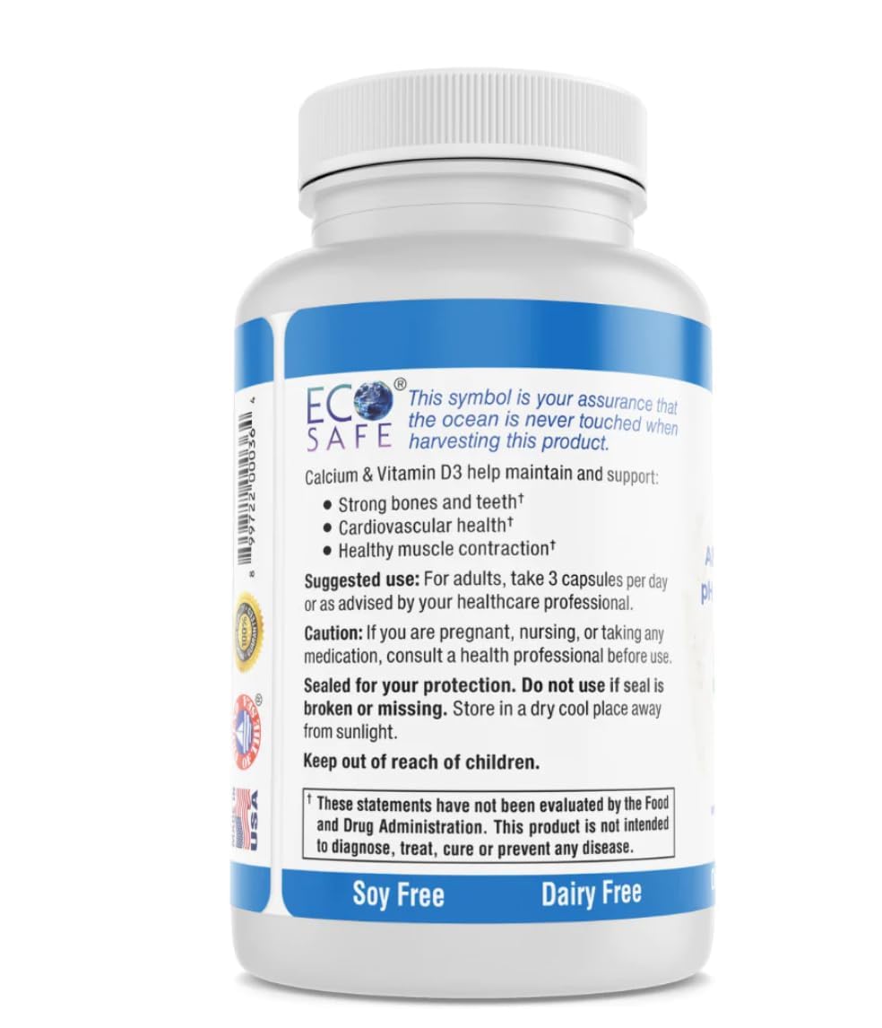 Illustration of ingredients and 73 minerals in Coral Complex 3