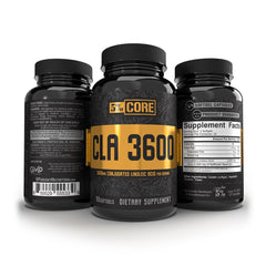5% Nutrition Core CLA bottle - back label