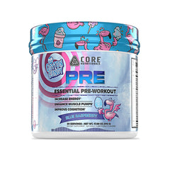 Core Nutritionals Core PRE blue raspberry tub ready for focused workout energy