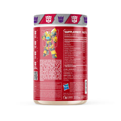 Energon Pre workout pour shows smooth energy and focus for training.