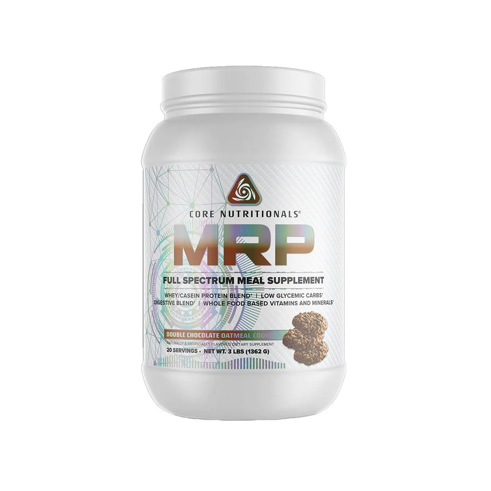 Core Nutritionals MRP full-spectrum meal replacement jar for quick balanced meals on the go.