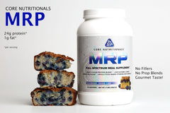 Core Nutritionals MRP oat-based carb source emphasizing slow energy and fiber-rich nutrition.