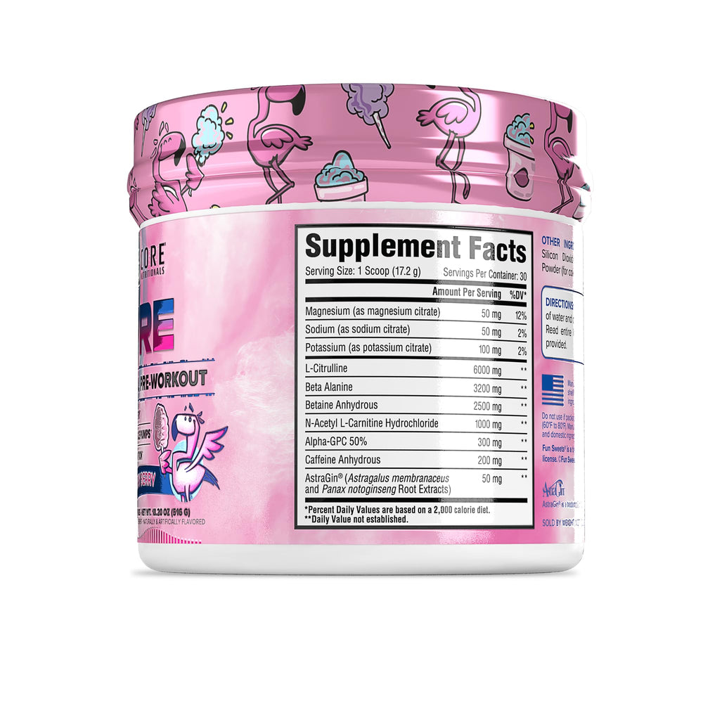 Core Nutritionals Core PRE scoop-powder image highlighting convenient daily serving