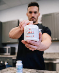 Core Nutritionals Test Vitality serving scoop illustrating convenient daily dose