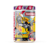Core Nutritionals Transformers Energon Pre bottle label highlights clean energy ingredients.