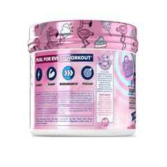 Core PRE Cherry Berry powder with scoop