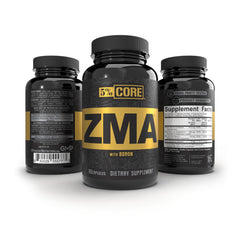 GMP facility quality guarantee text on Core ZMA label
