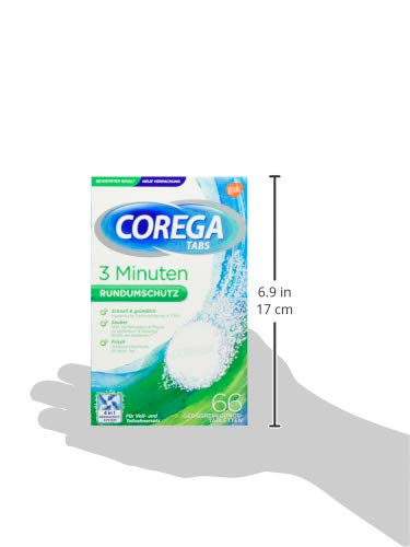 Ease of use with Corega denture cleaning tablets