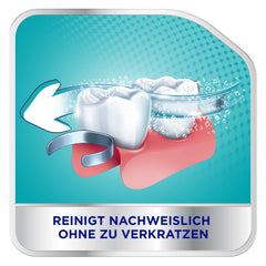 Discolouration removal on dentures with Corega cleaning tablets
