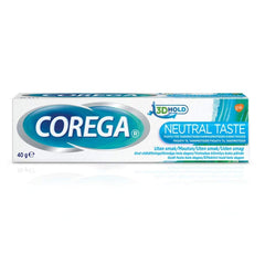 Corega Neutral 3D Hold Comfort Denture Adhesive Cream tube packaging image