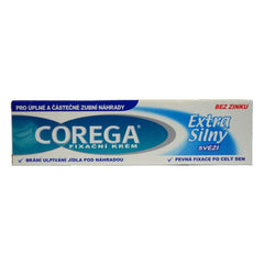 Corega Extra Strong 40g packaging box