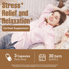 Cortisol balance concept for women's health