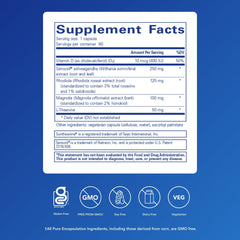 Ashwagandha extract in Cortisol Calm formula