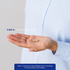 Sleep and relaxation benefits visual for Cortisol Calm