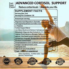 2 ml cortisol liquid dropper with water