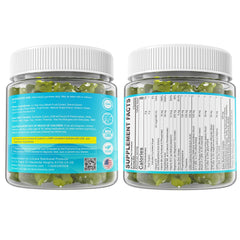 Third-party tested, cGMP-certified cortisol gummies for detox and sleep support