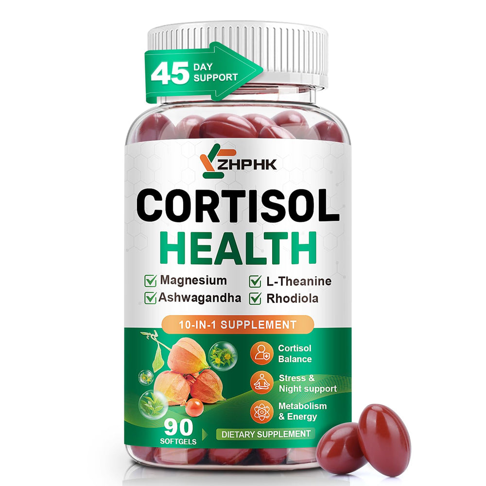 Cortisol Manager 10-in-1 Softgels bottle front view