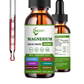 Front view of Cortisol Supplement Liquid bottle with chelated magnesium complex