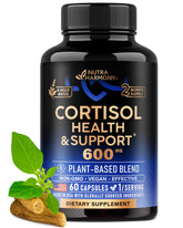 Cortisol supplement for women bottle hero