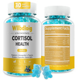 Bottle of Cortisol Gummies for Women with 60 vegan gummies