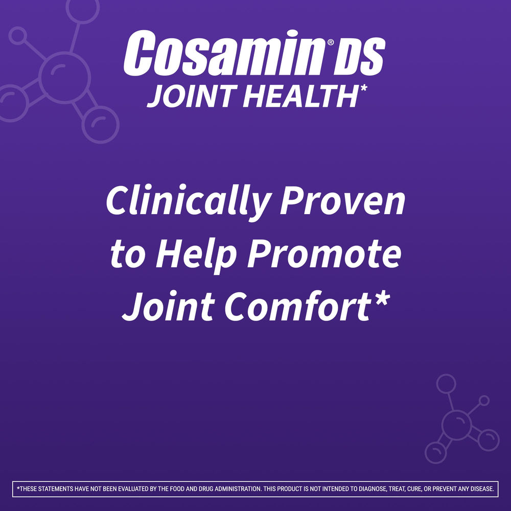 Clinically proven Cosamin DS formula label