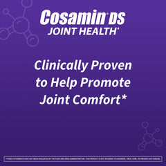 Clinically proven Cosamin DS formula label