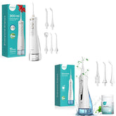 Front view of COSLUS cordless whitening flosser with 300ml tank