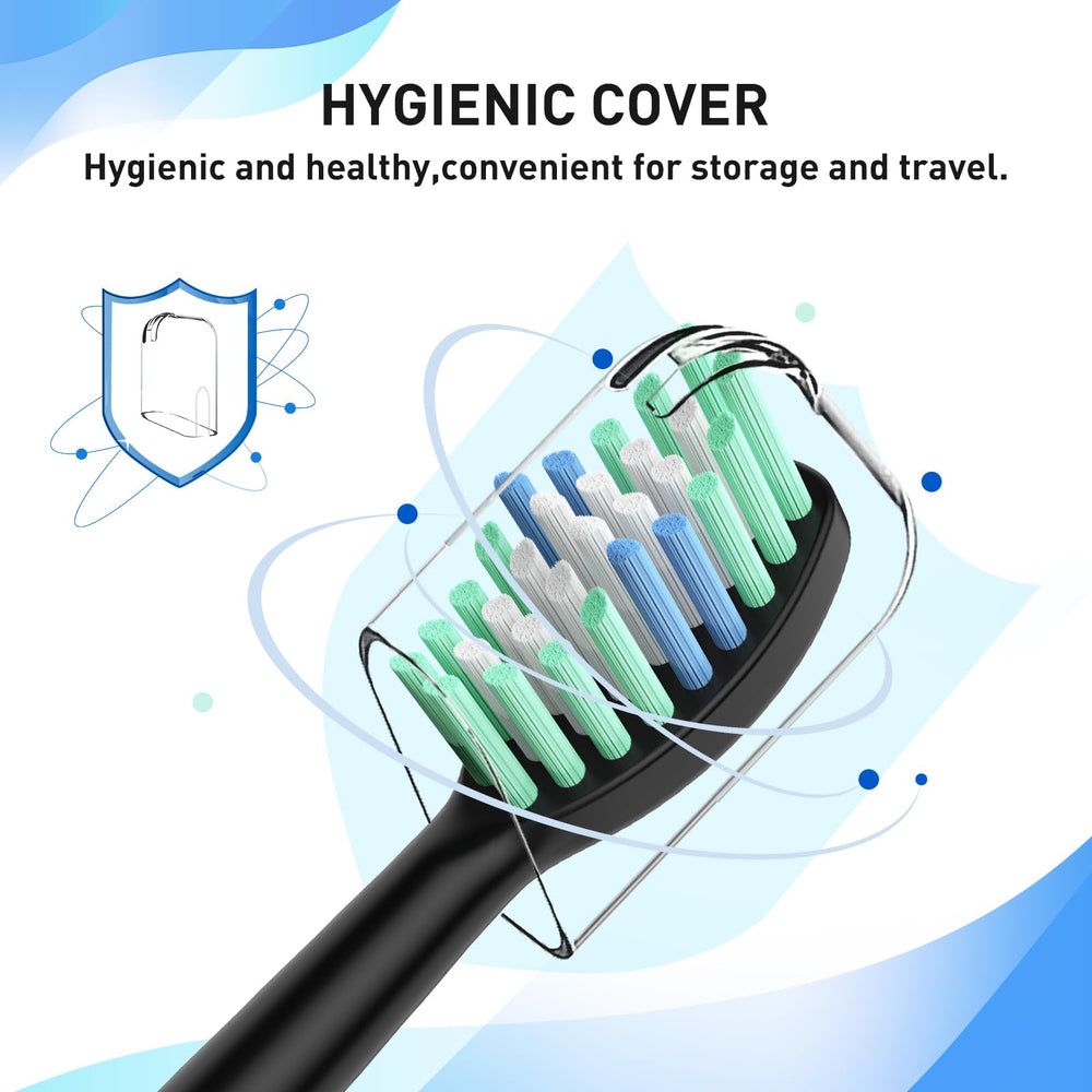 W-shaped bristle design on COSLUS DY-108Pro replacement head