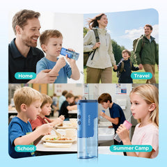IPX7 waterproof and BPA-free labeling with travel-ready design