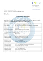 COSLUS whitening water flosser packaging contents