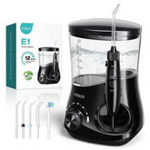 COSLUS Professional Water Flosser front view in black