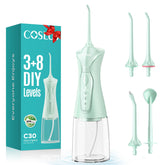 Coslus Water Dental Flosser Green C30 front view