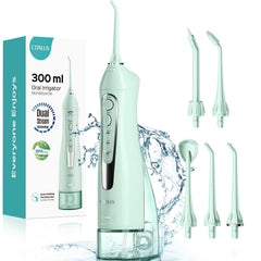 COSLUS Water Flosser front view in green