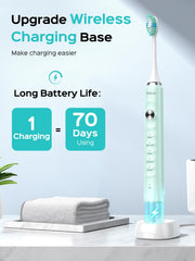 Wireless charging base and travel case included