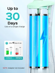 Large 300ml water tank for longer cleaning sessions