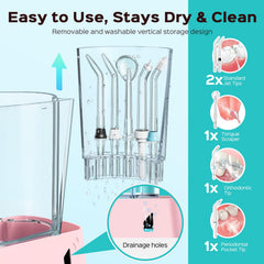 Detachable 600ml tank for family sharing