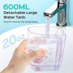 Compact and stylish COSLUS water flosser design