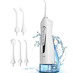 COSLUS Water Flosser Dental Pick with 300ML reservoir