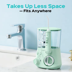 COSLUS water flosser packaging and accessories