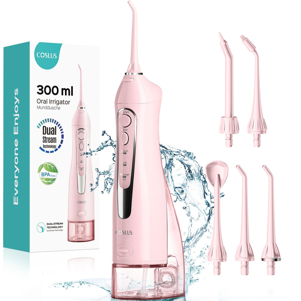 COSLUS Water Flosser Pink front view