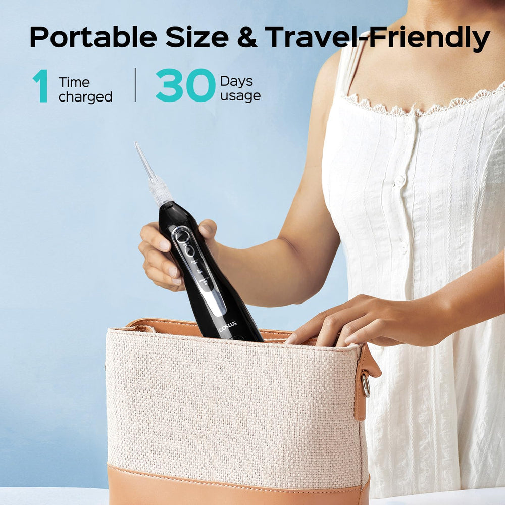 Rechargeable COSLUS Water Flosser battery and charging