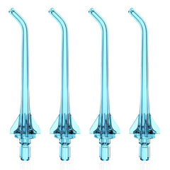 COSLUS water flosser replacement heads 4pc set in blue case - image 1