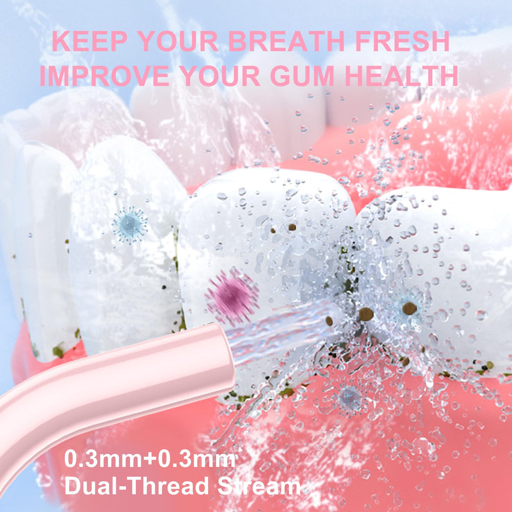 360-degree rotatable COSLUS nozzle for deep cleaning with tips