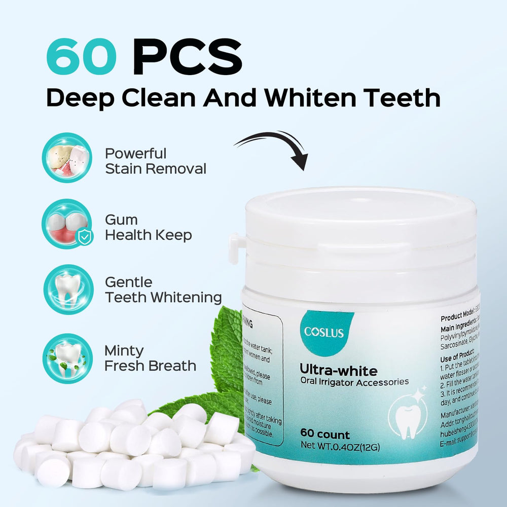 60 mint refills for COSLUS water flosser