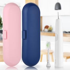 Two carrying cases in deep blue and pink colors