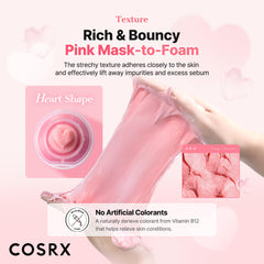 COSRX conceptual before-and-after pores illustration showing clearer-looking results