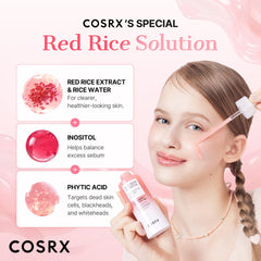 COSRX back label close-up showing ingredients and usage information for clarity