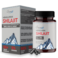 Cosynee Himalayan Shilajit bottle with 90 capsules