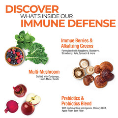 Close-up of Vitamin C and Zinc components for immune support