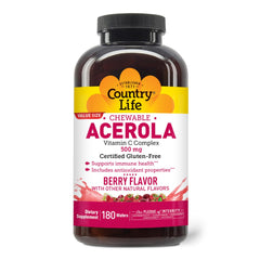 Country Life Acerola Vitamin C Complex bottle label